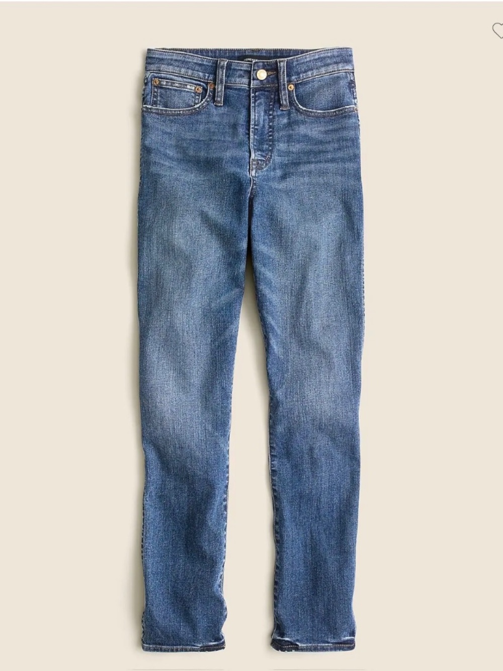 J Crew Curvy vintage slim-straight jean